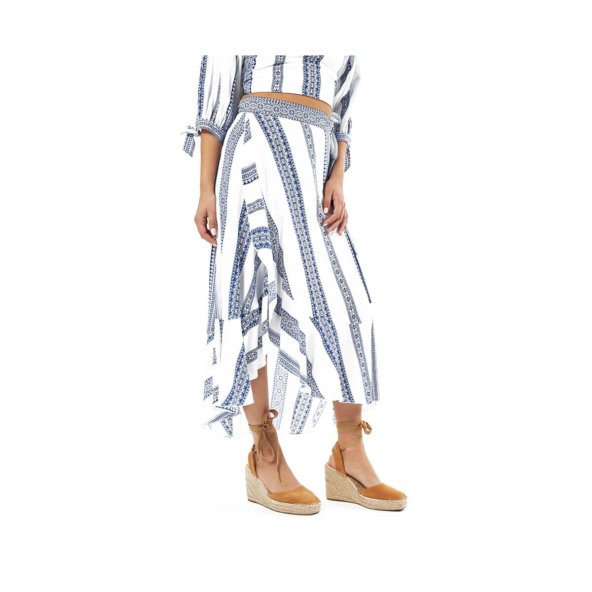 Verde Γυναικεία Φούστα 62-0016 Ρεγιόν Μπλε