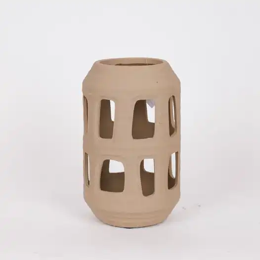 ΦΑΝΑΡΙ ΚΕΡΑΜΙΚΟ ΚΑΦΕ 20x20x37.5cm ΦΑΝΑΡΙ ΚΕΡΑΜΙΚΟ ΚΑΦΕ 20x20x37.5cm