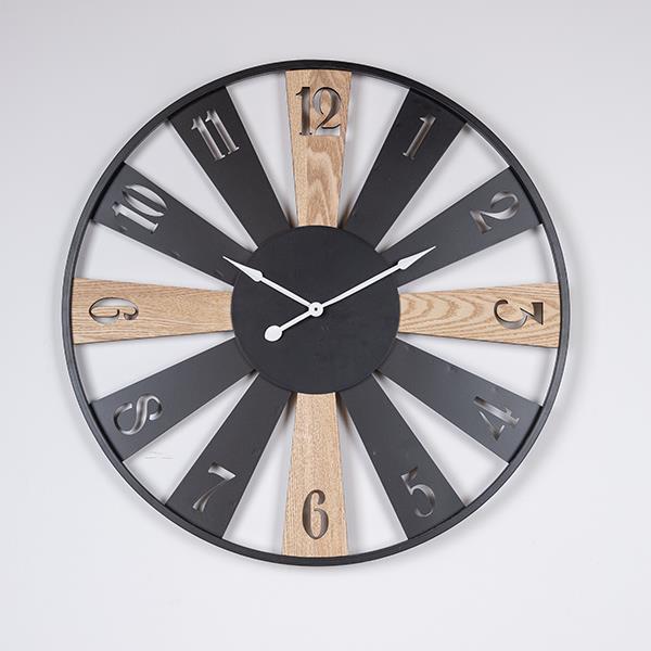 ΡΟΛΟΪ ΤΟΙΧΟΥ ΜΕΤΑΛΛΙΚΟ – ΞΥΛΙΝΟ NATURAL – ΜΑΥΡΟ 60×4.5x60cm