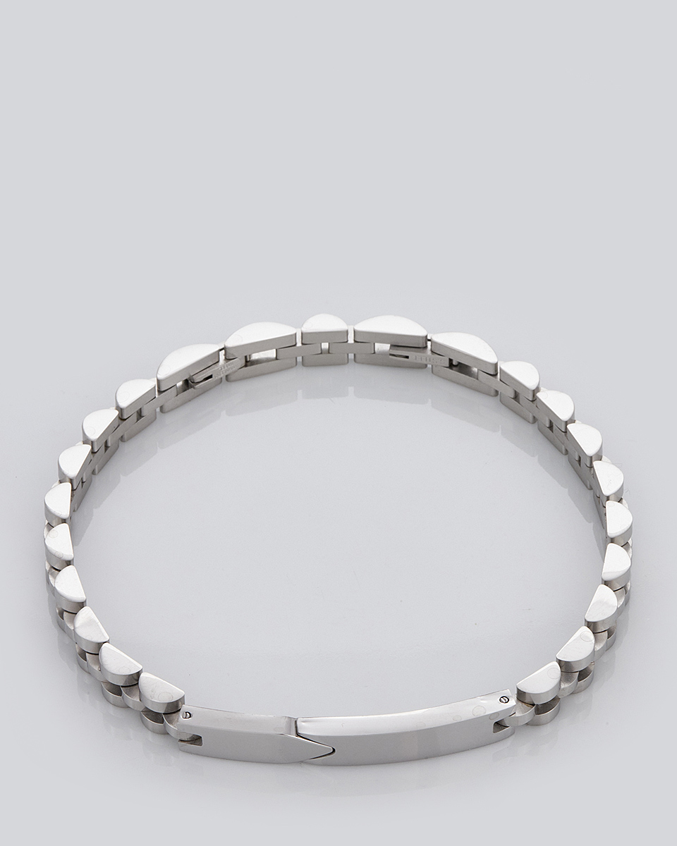 Sequoia Aνδρικό Βραχιόλι χειροπέδα από ανοξείδωτο ατσάλι ασημί SE-0696 Sequoia Aνδρικό Βραχιόλι χειροπέδα από ανοξείδωτο ατσάλι ασημί SE-0696