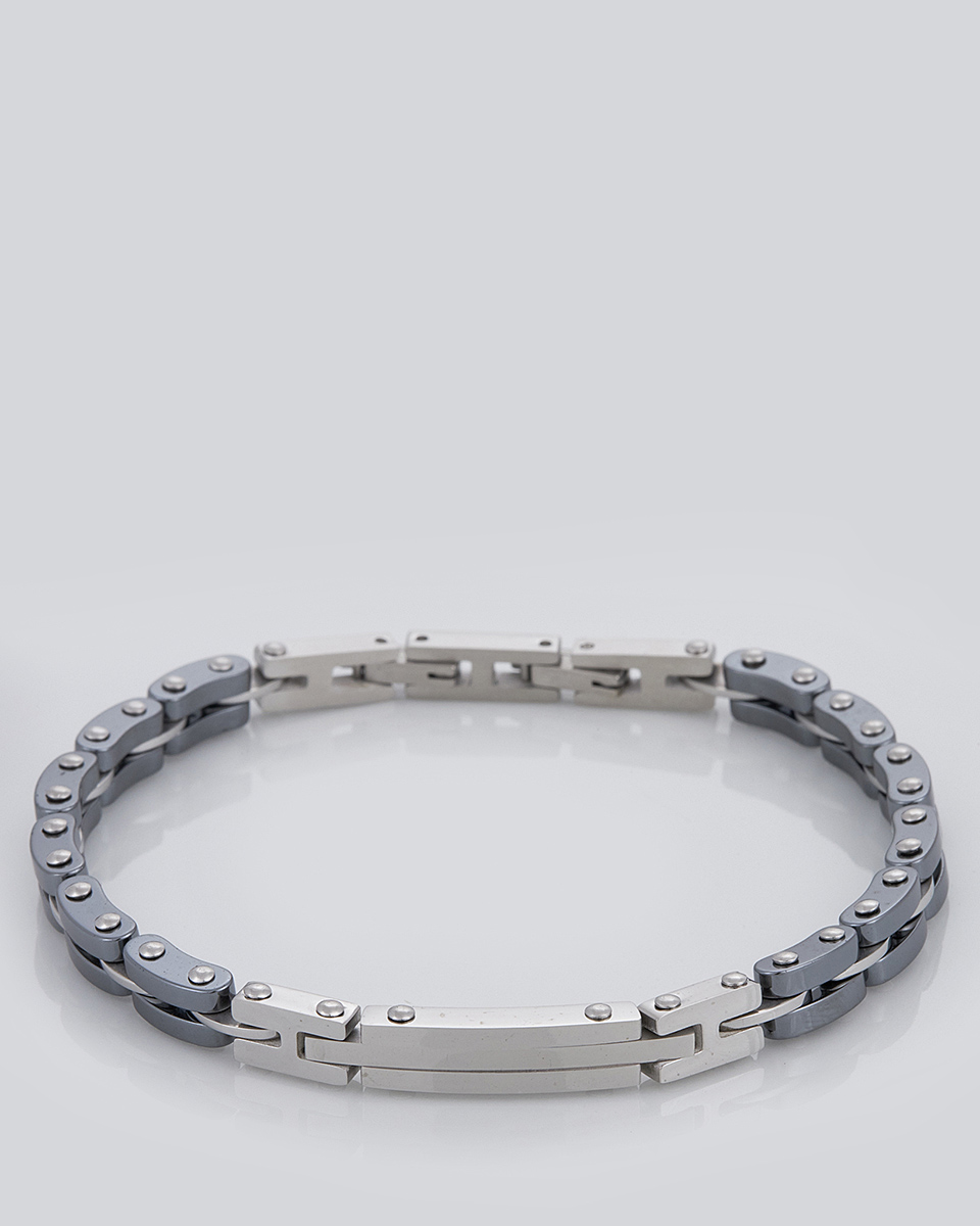 Sequoia Aνδρικό Βραχιόλι χειροπέδα από ανοξείδωτο ατσάλι γκρι SE-0698 Sequoia Aνδρικό Βραχιόλι χειροπέδα από ανοξείδωτο ατσάλι γκρι SE-0698
