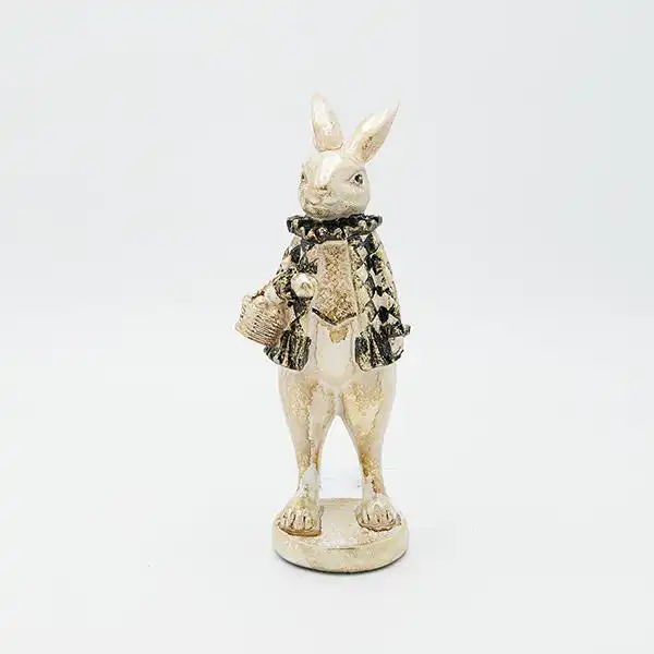 ΠΑΣΧΑΛΙΝΟΣ ΛΑΓΟΣ ΜΕ ΚΑΛΑΘΙ ΠΟΛΥΡΕΖΙΝ 9×9.5×24.5cm ΠΑΣΧΑΛΙΝΟΣ ΛΑΓΟΣ ΜΕ ΚΑΛΑΘΙ ΠΟΛΥΡΕΖΙΝ 9×9.5×24.5cm