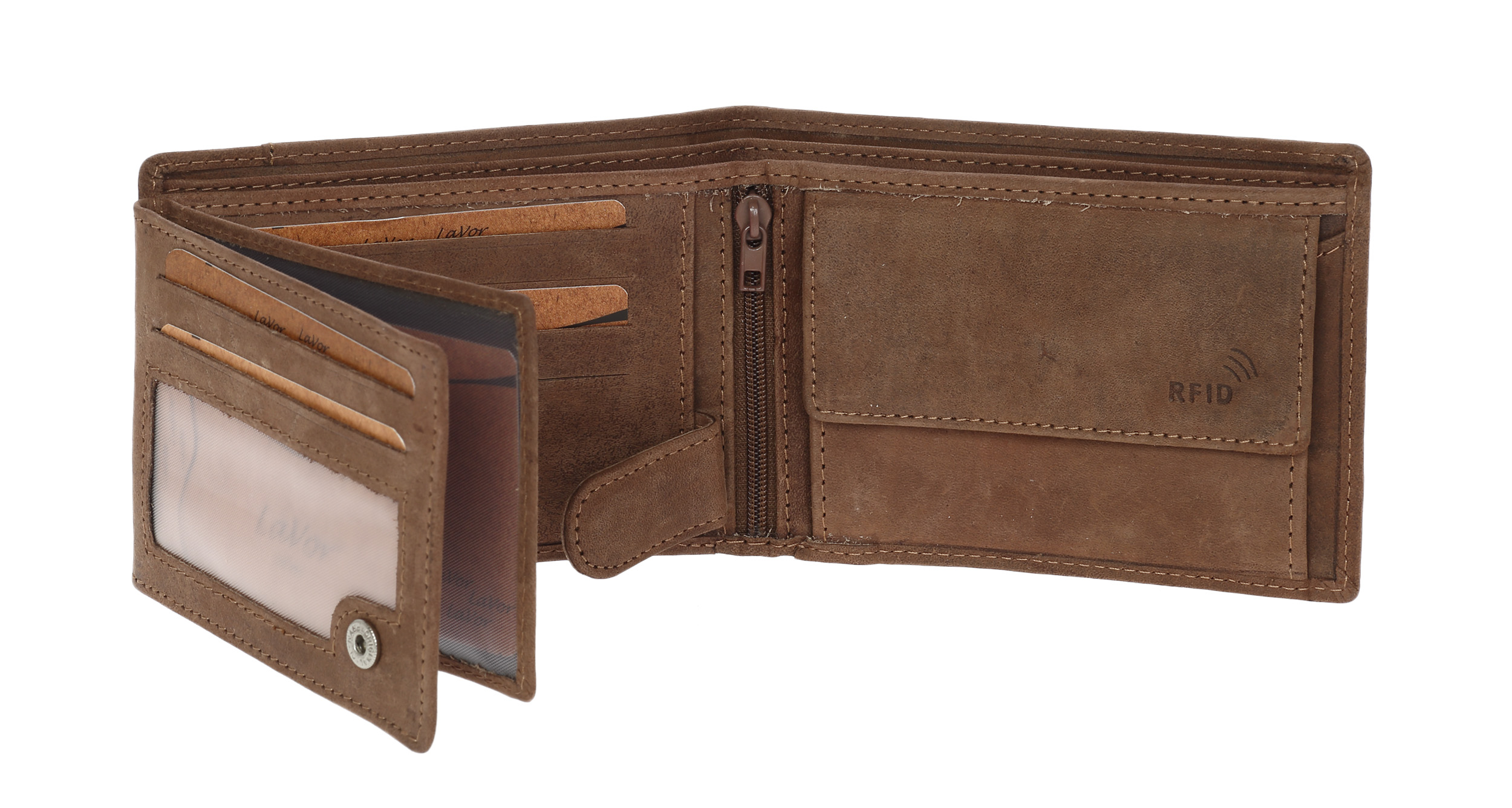LaVor 1-3702 Ανδρικό Δερμάτινο Πορτοφόλι με RFID Crunch LaVor 1-3702 Ανδρικό Δερμάτινο Πορτοφόλι με RFID Crunch