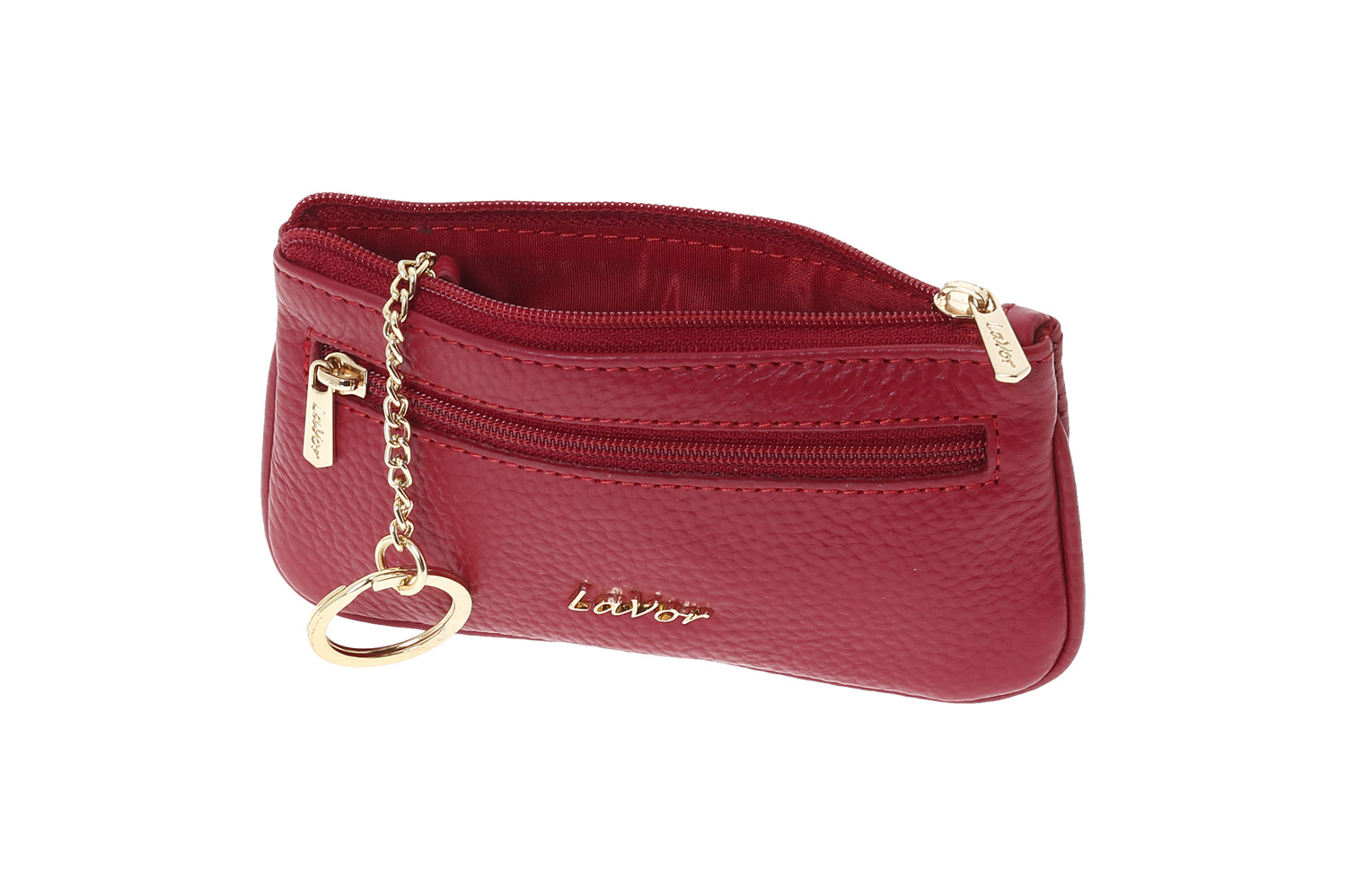 LaVor 1-6168 Γυναικείο Δερμάτινο Πορτοφόλι με Rfid Κόκκινο