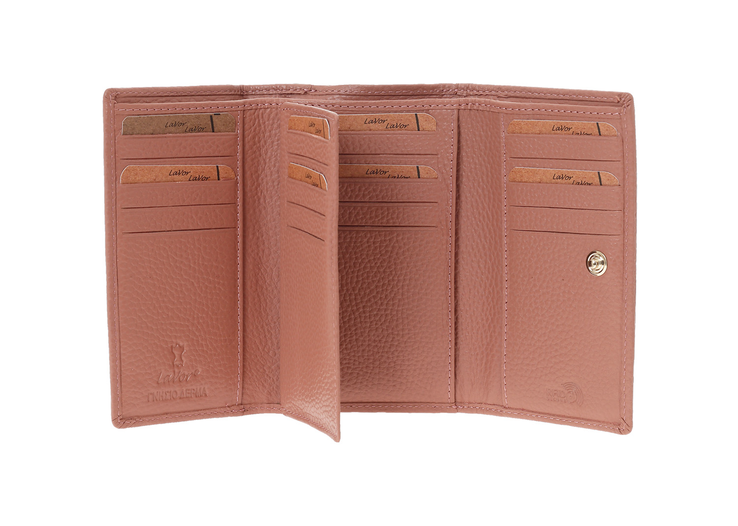 LaVor 1-6156 Γυναικείο Δερμάτινο Πορτοφόλι με Rfid Ροζ LaVor 1-6156 Γυναικείο Δερμάτινο Πορτοφόλι με Rfid Ροζ