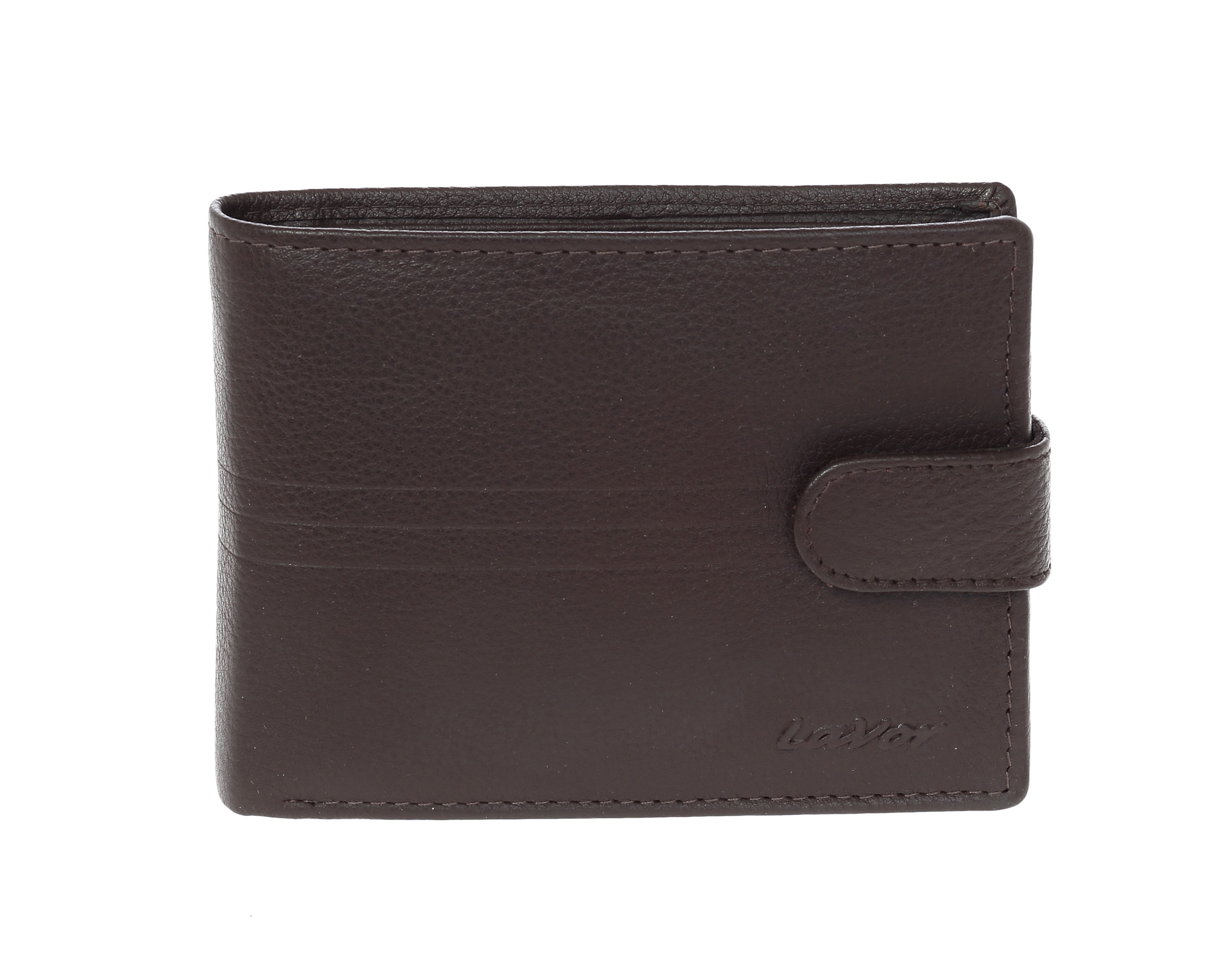 LaVor 1-3653 Ανδρικό Δερμάτινο Πορτοφόλι με RFID Καφέ