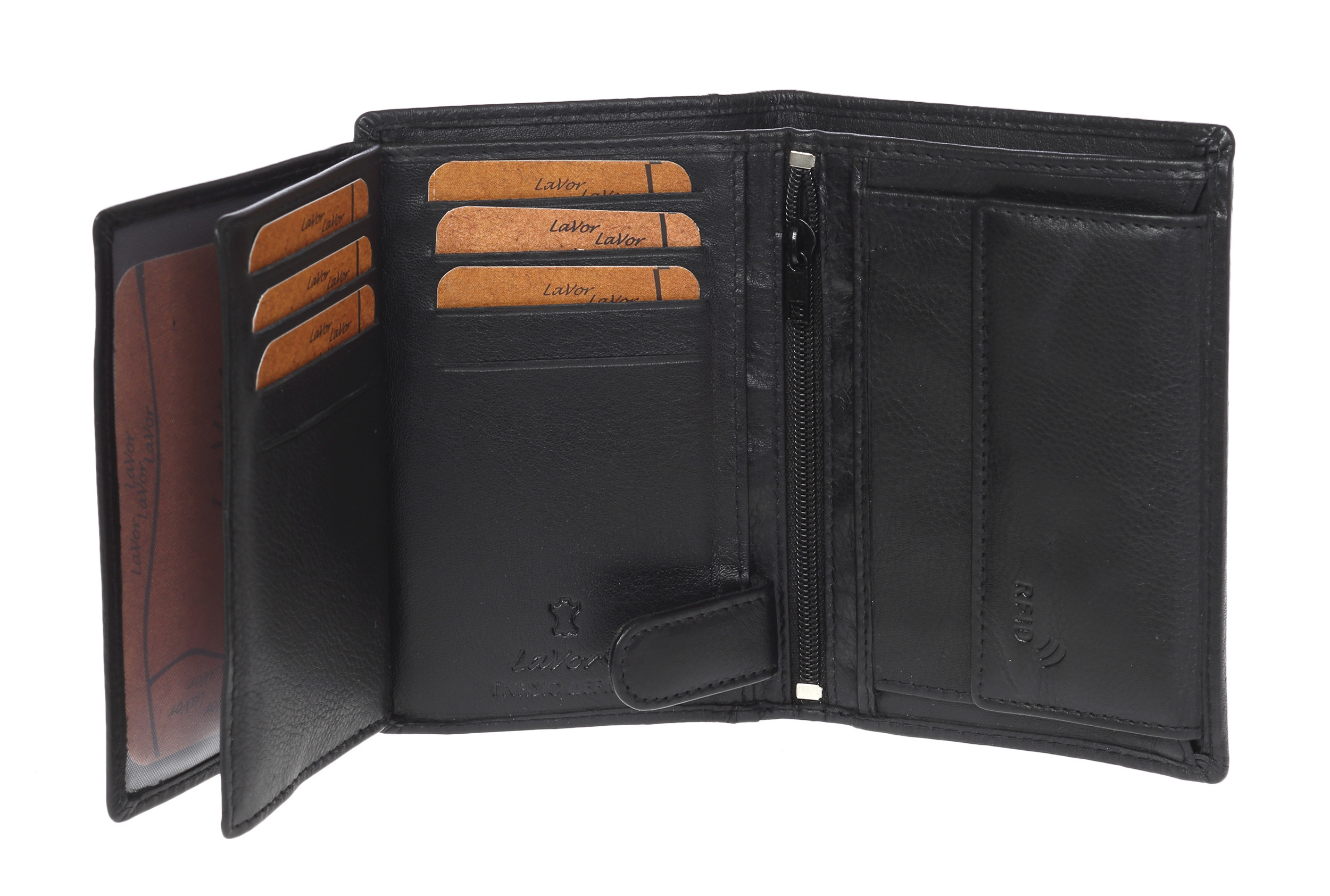 LaVor 1-3211 Ανδρικό Δερμάτινο Πορτοφόλι με RFID Μαύρο LaVor 1-3211 Ανδρικό Δερμάτινο Πορτοφόλι με RFID Μαύρο
