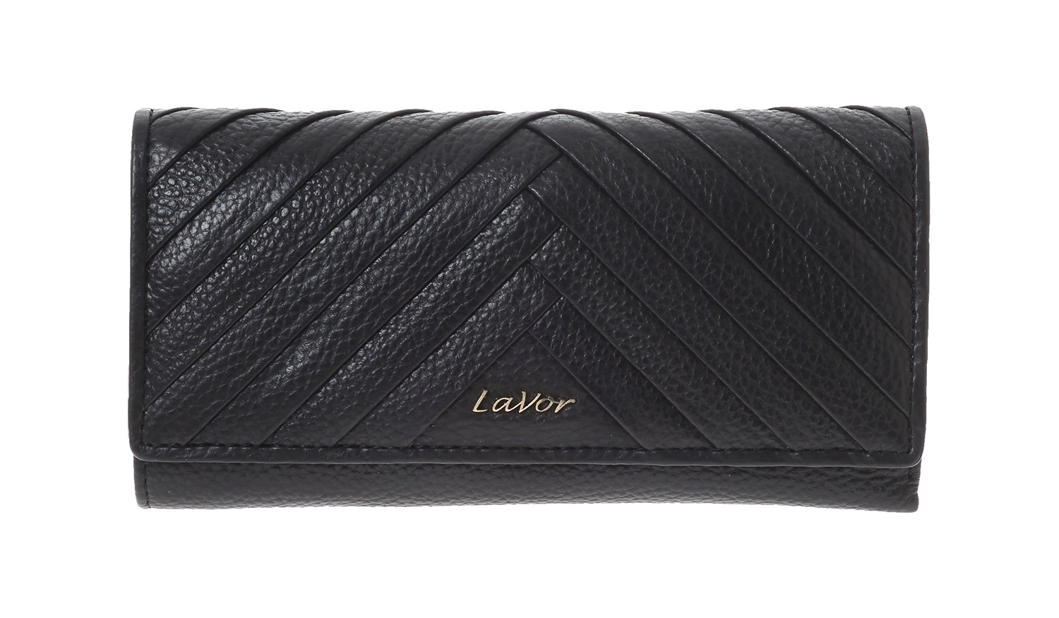LaVor 1-6164 Γυναικείο Δερμάτινο Πορτοφόλι με Rfid Μαύρο