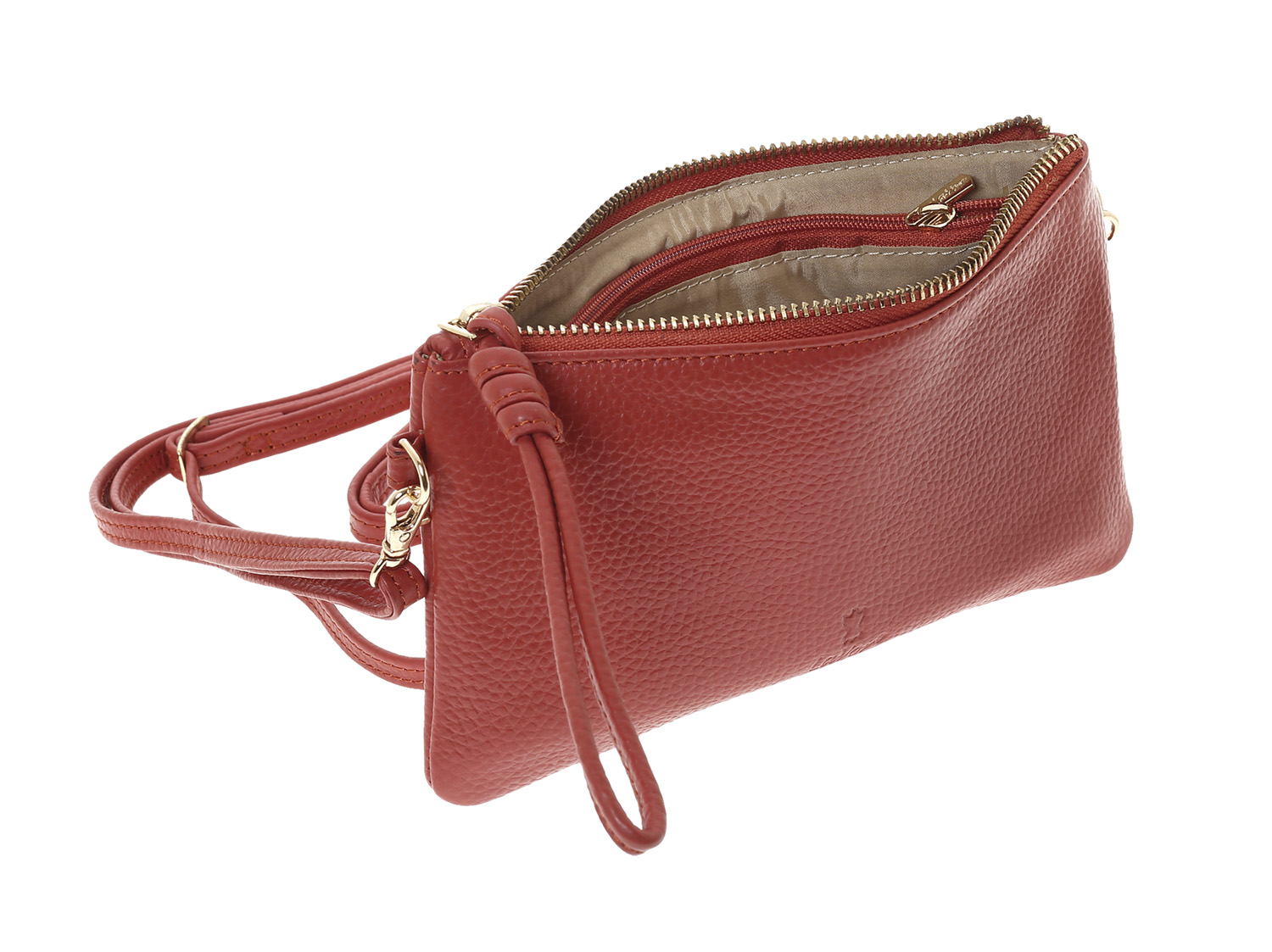 LaVor 1-6033 Γυναικείο Δερμάτινο Τσαντάκι Τερακότα LaVor 1-6033 Γυναικείο Δερμάτινο Τσαντάκι Τερακότα