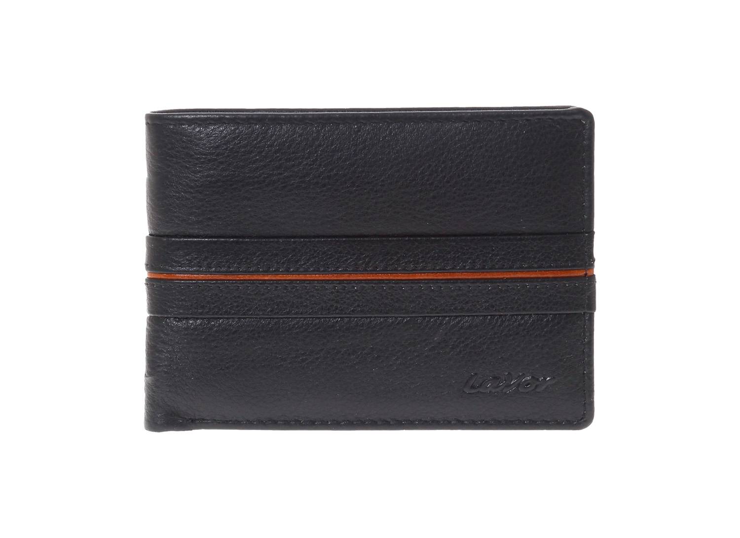 LaVor 1-3836 Ανδρικό Δερμάτινο Πορτοφόλι με RFID Μαυρο
