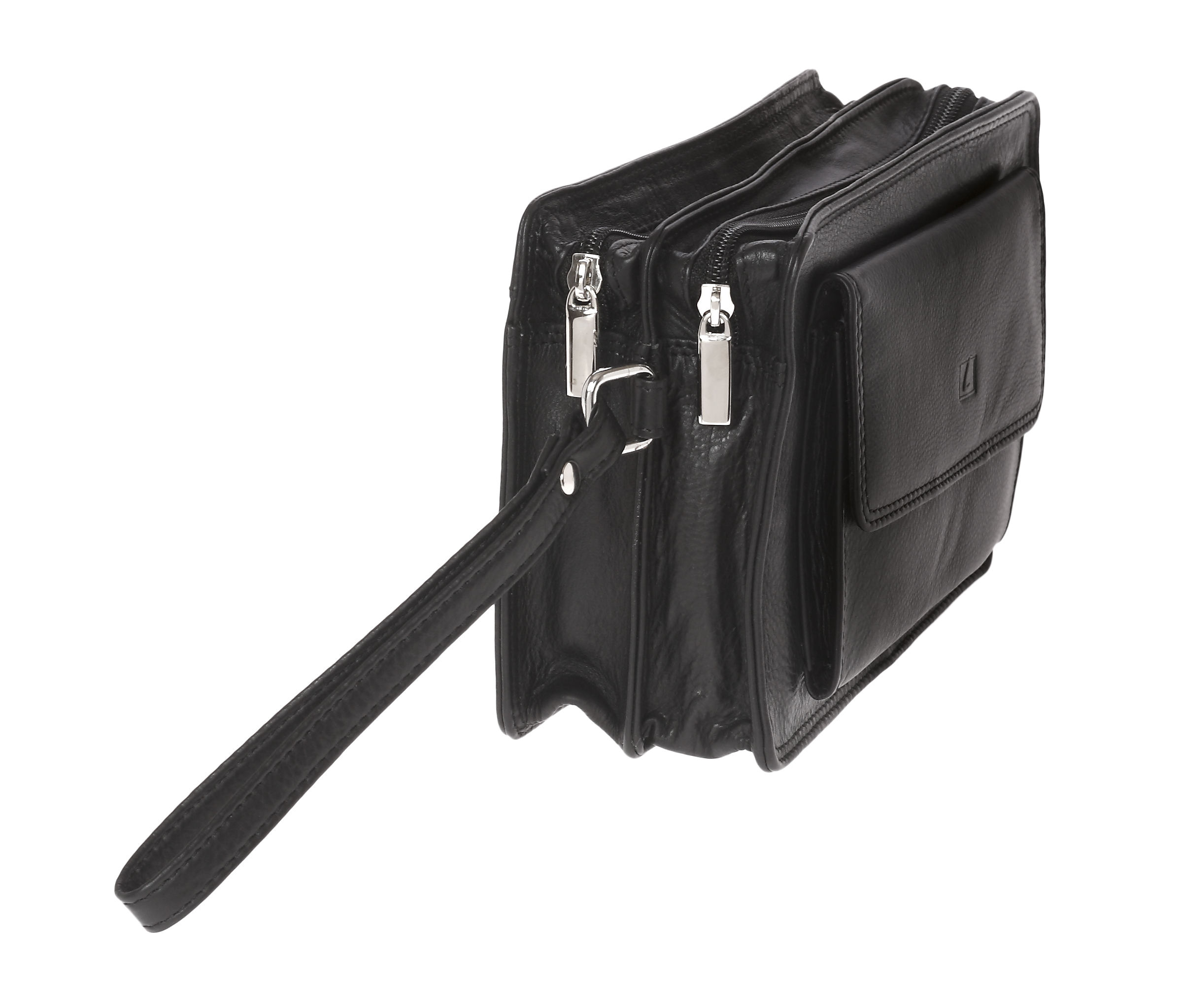 LaVor 1-39 Δερμάτινο Τσαντάκι  Μαύρο