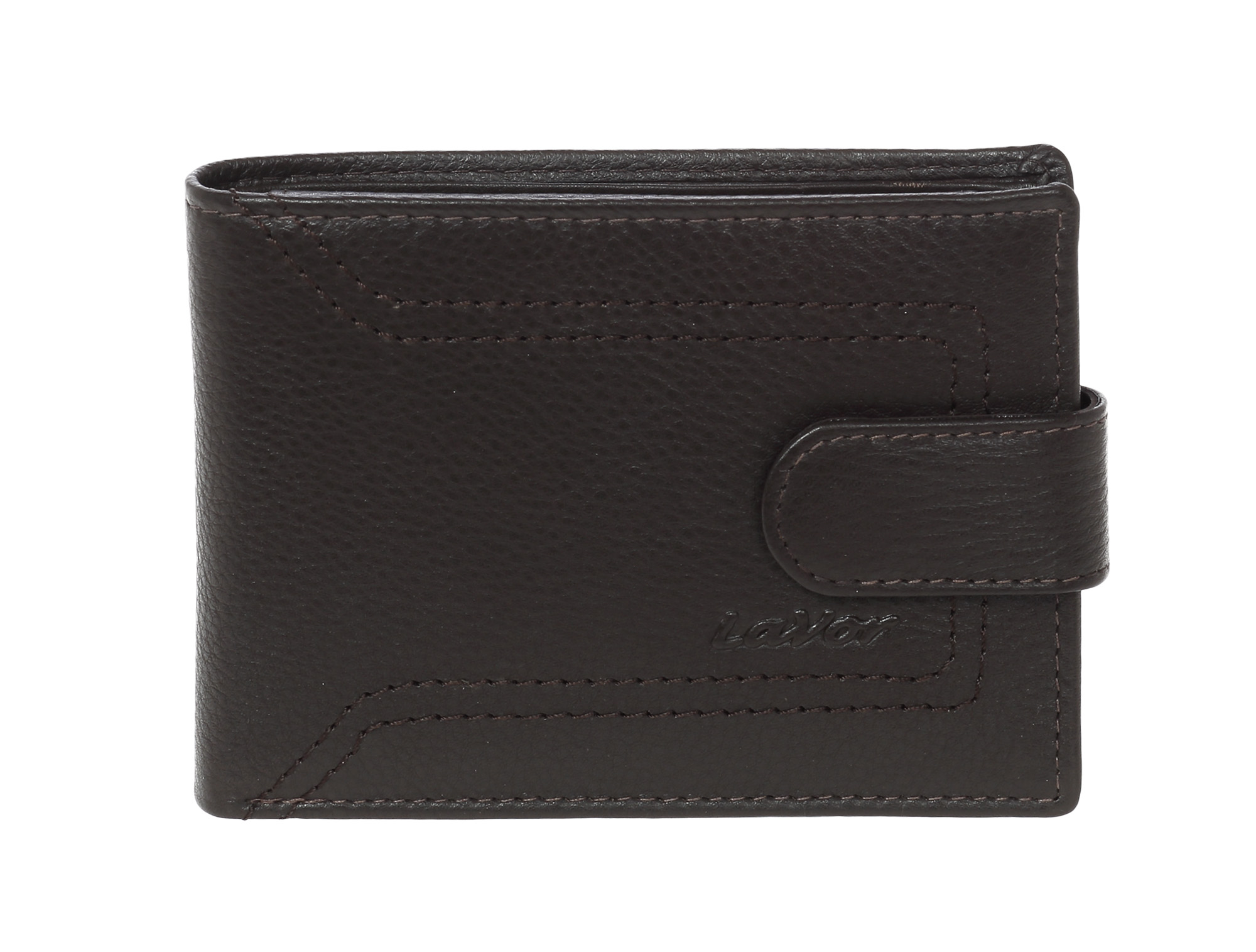 LaVor 1-3420 Ανδρικό Δερμάτινο Πορτοφόλι με RFID Καφέ