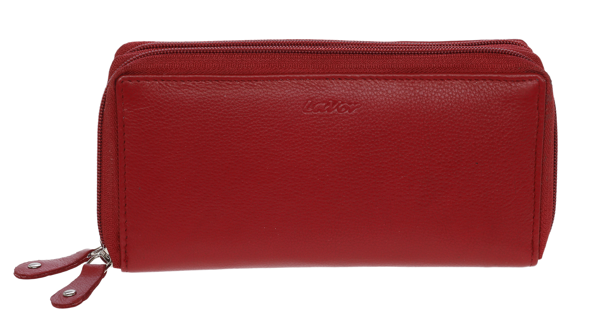 LaVor 1-3719 Γυναικείο Δερμάτινο Πορτοφόλι με RFID Κόκκινο