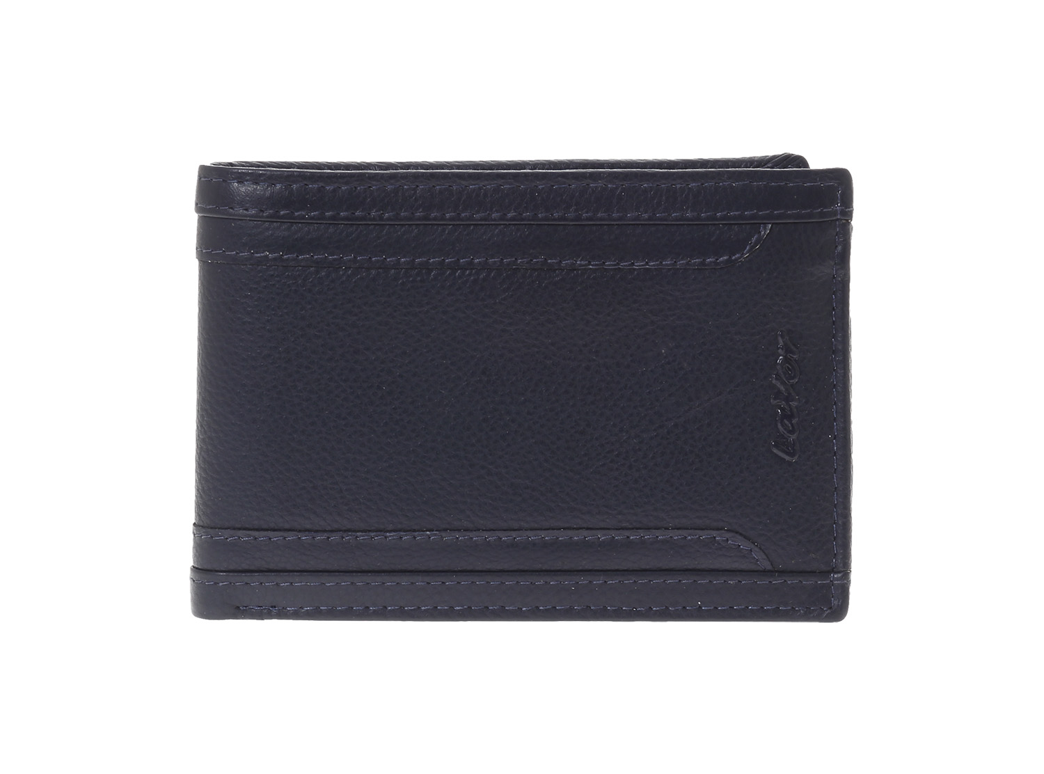 LaVor 1-3837 Ανδρικό Δερμάτινο Πορτοφόλι με RFID Μπλε