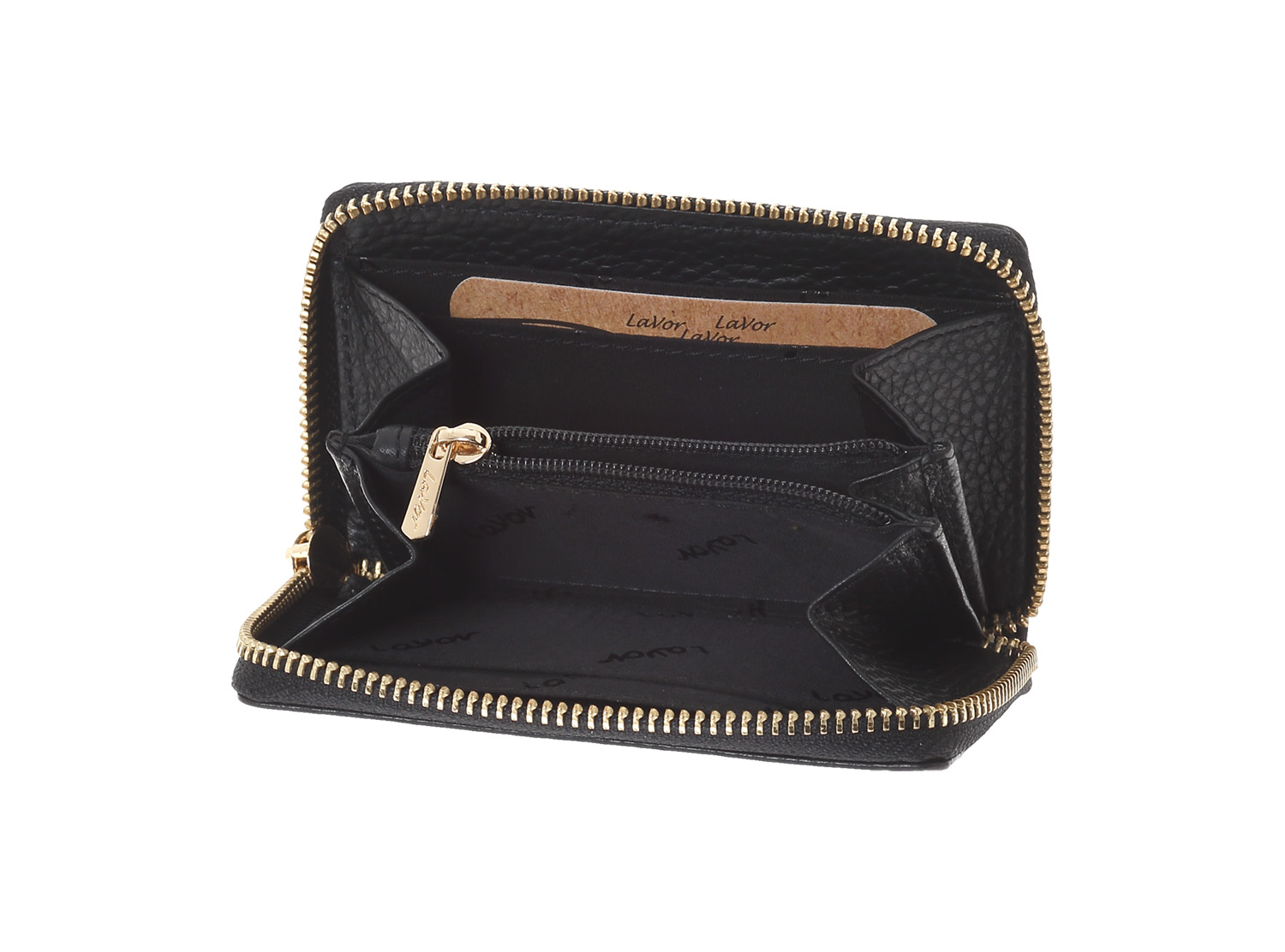 LaVor 1-6166 Γυναικείο Δερμάτινο Πορτοφόλι με Rfid Μαύρο