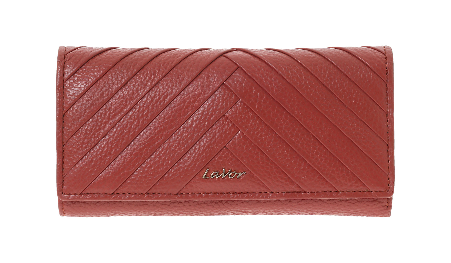 LaVor 1-6164 Γυναικείο Δερμάτινο Πορτοφόλι με Rfid Τερακότα