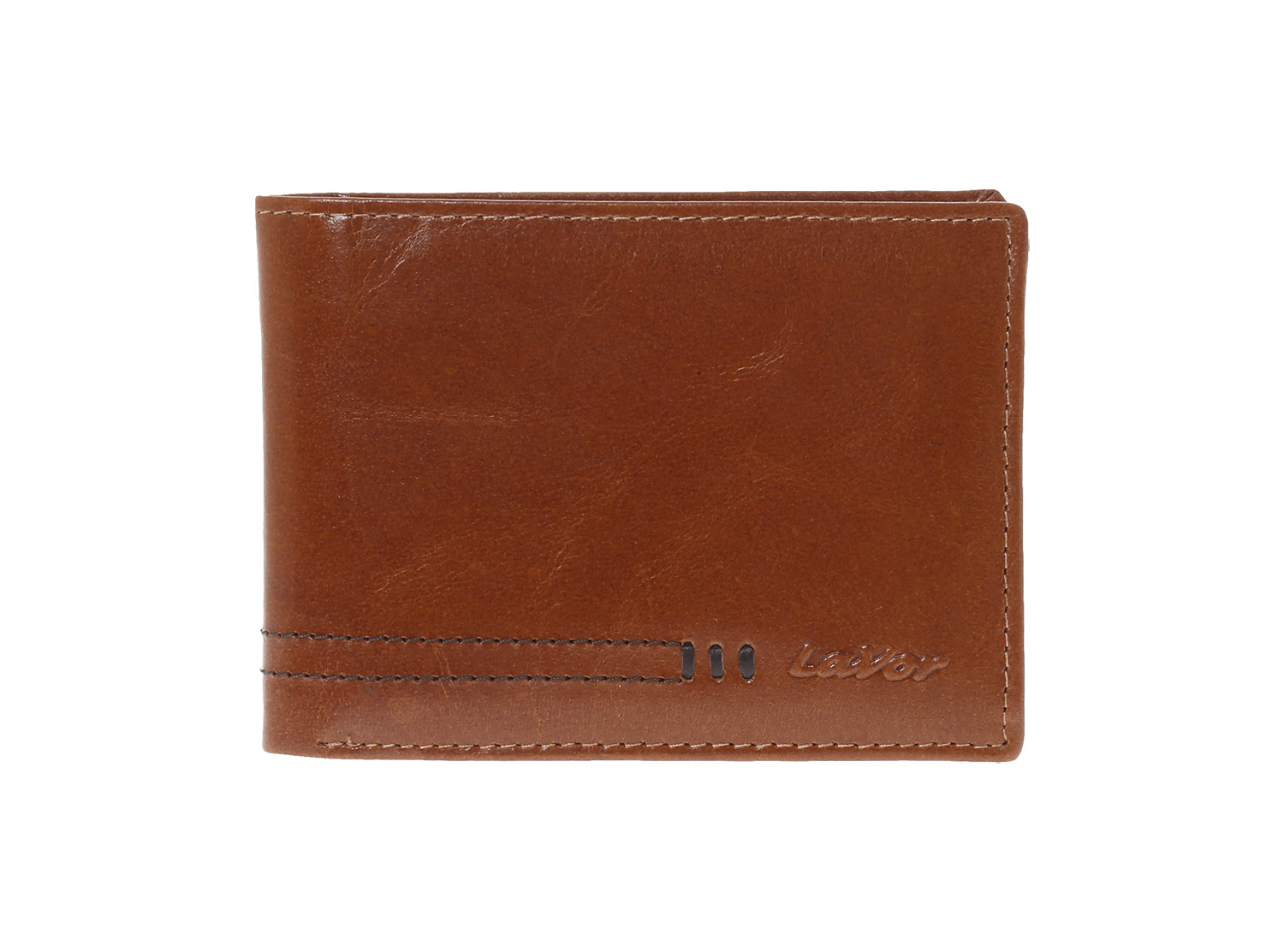 LaVor 1-3839 Ανδρικό Δερμάτινο Πορτοφόλι με RFID Κονιακ