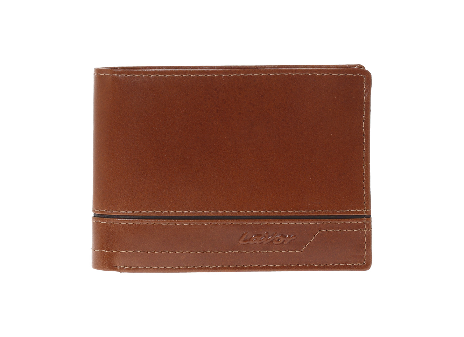 LaVor 1-3834 Ανδρικό Δερμάτινο Πορτοφόλι με RFID Κονιακ