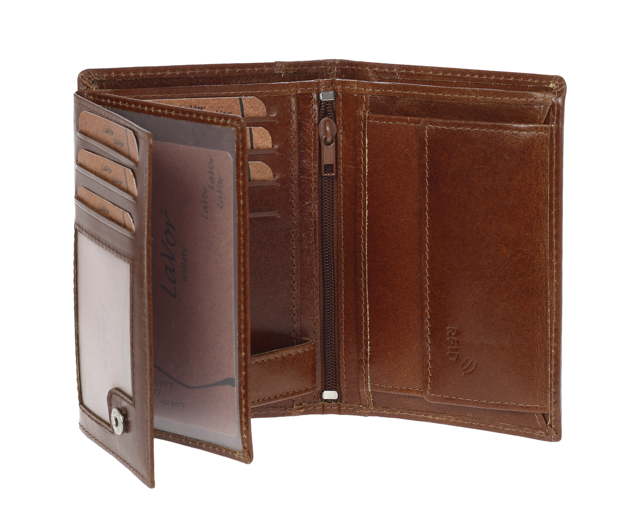 LaVor 1-3211 Ανδρικό Δερμάτινο Πορτοφόλι με RFID Κονιάκ LaVor 1-3211 Ανδρικό Δερμάτινο Πορτοφόλι με RFID Κονιάκ