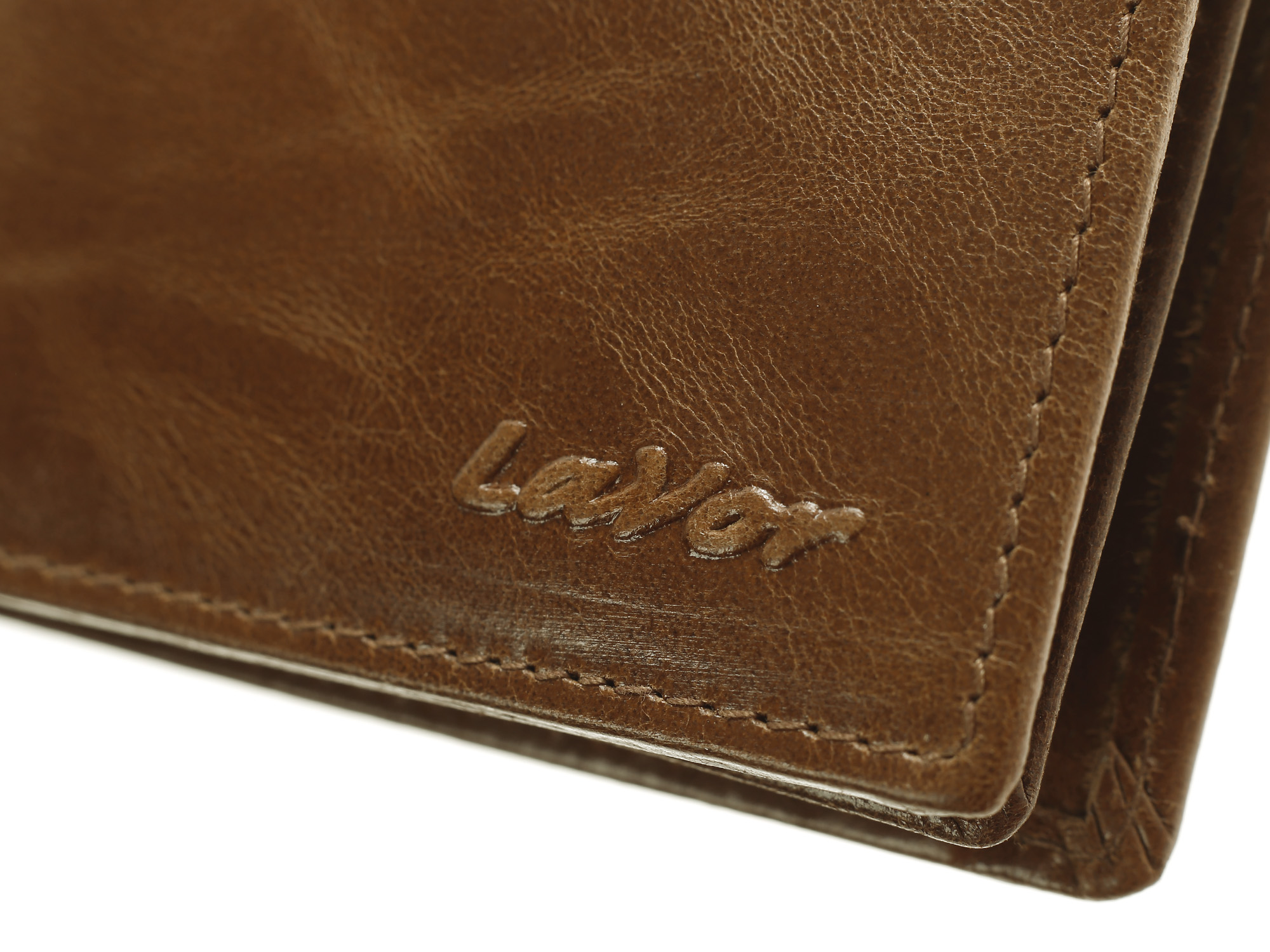 LaVor 1-3839 Ανδρικό Δερμάτινο Πορτοφόλι με RFID Κονιακ