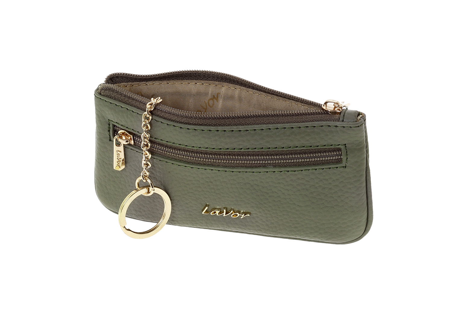 LaVor 1-6168 Γυναικείο Δερμάτινο Πορτοφόλι με Rfid Χακί