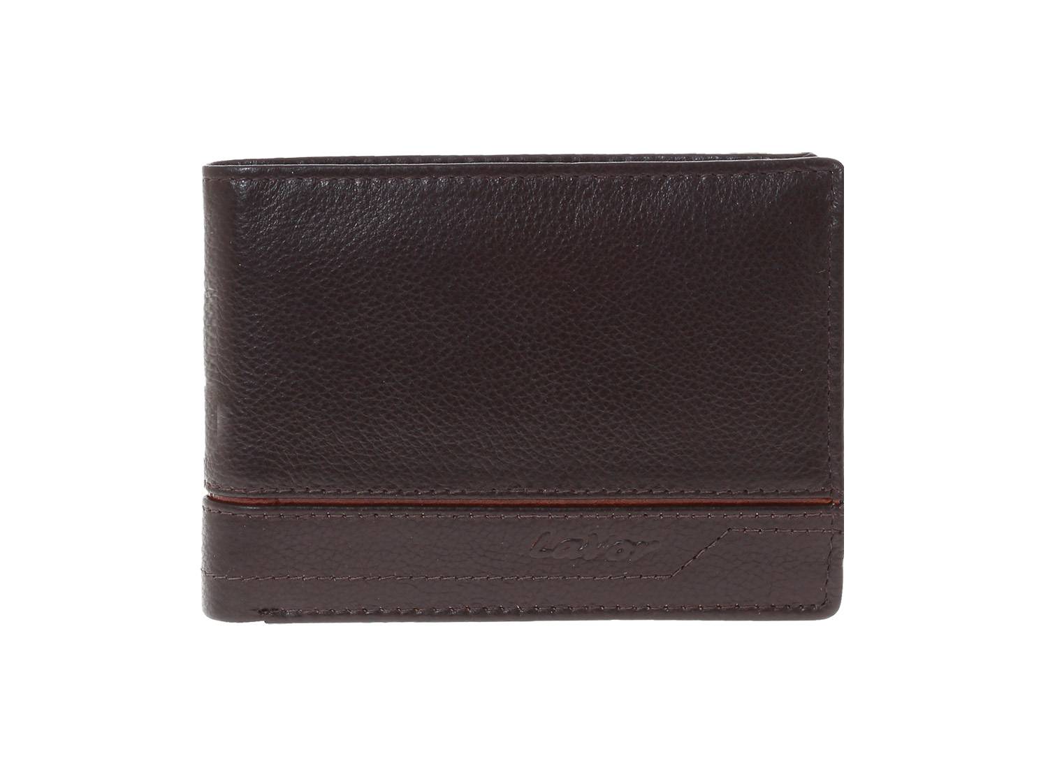 LaVor 1-3834 Ανδρικό Δερμάτινο Πορτοφόλι με RFID Καφε