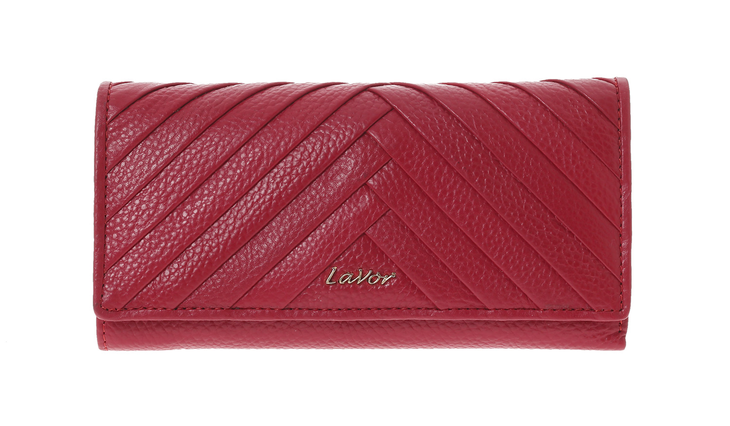 LaVor 1-6164 Γυναικείο Δερμάτινο Πορτοφόλι με Rfid Κόκκινο