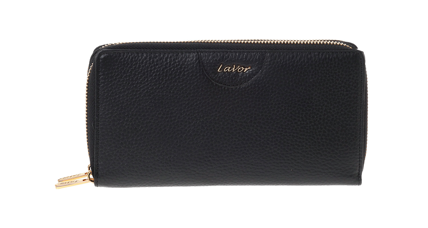 LaVor 1-6159 Γυναικείο Δερμάτινο Πορτοφόλι με Rfid Μαύρο