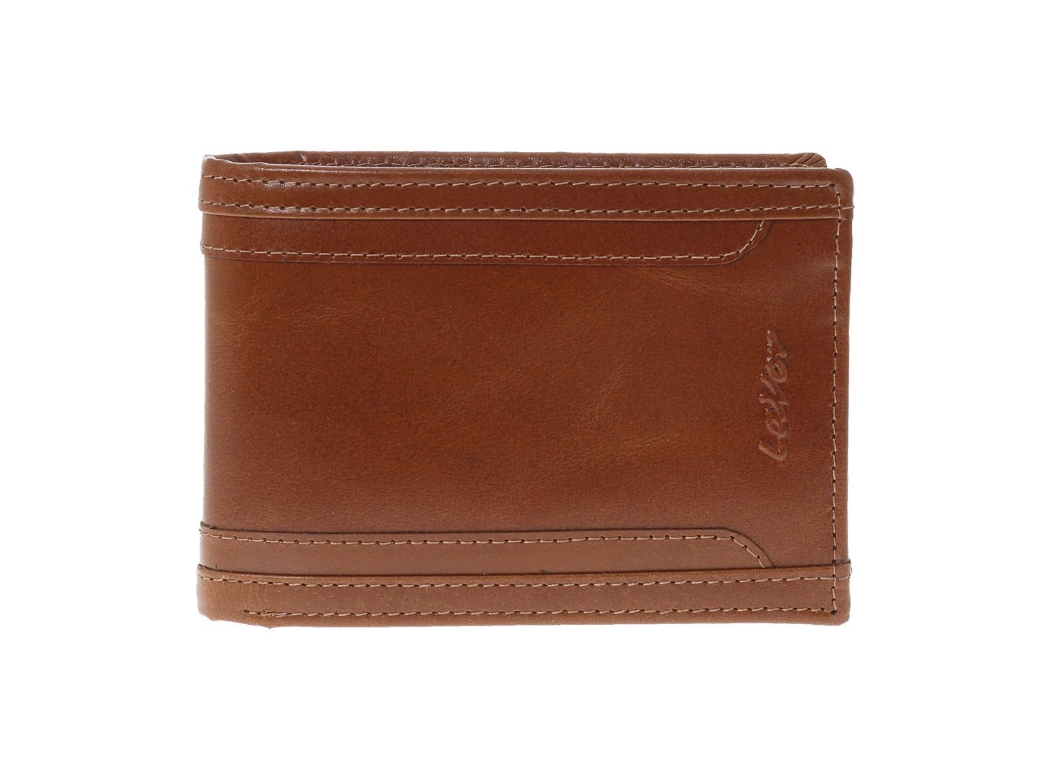 LaVor 1-3837 Ανδρικό Δερμάτινο Πορτοφόλι με RFID Κονιακ
