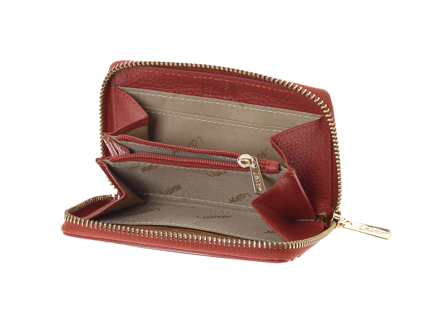 LaVor 1-6166 Γυναικείο Δερμάτινο Πορτοφόλι με Rfid Τερακότα