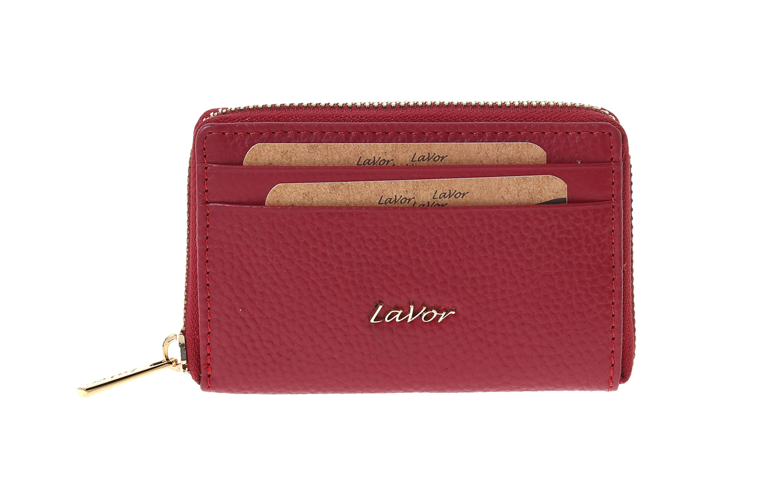 LaVor 1-6166 Γυναικείο Δερμάτινο Πορτοφόλι με Rfid Κόκκινο