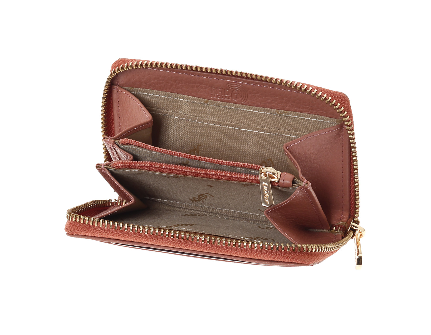 LaVor 1-6166 Γυναικείο Δερμάτινο Πορτοφόλι με Rfid Ροζ