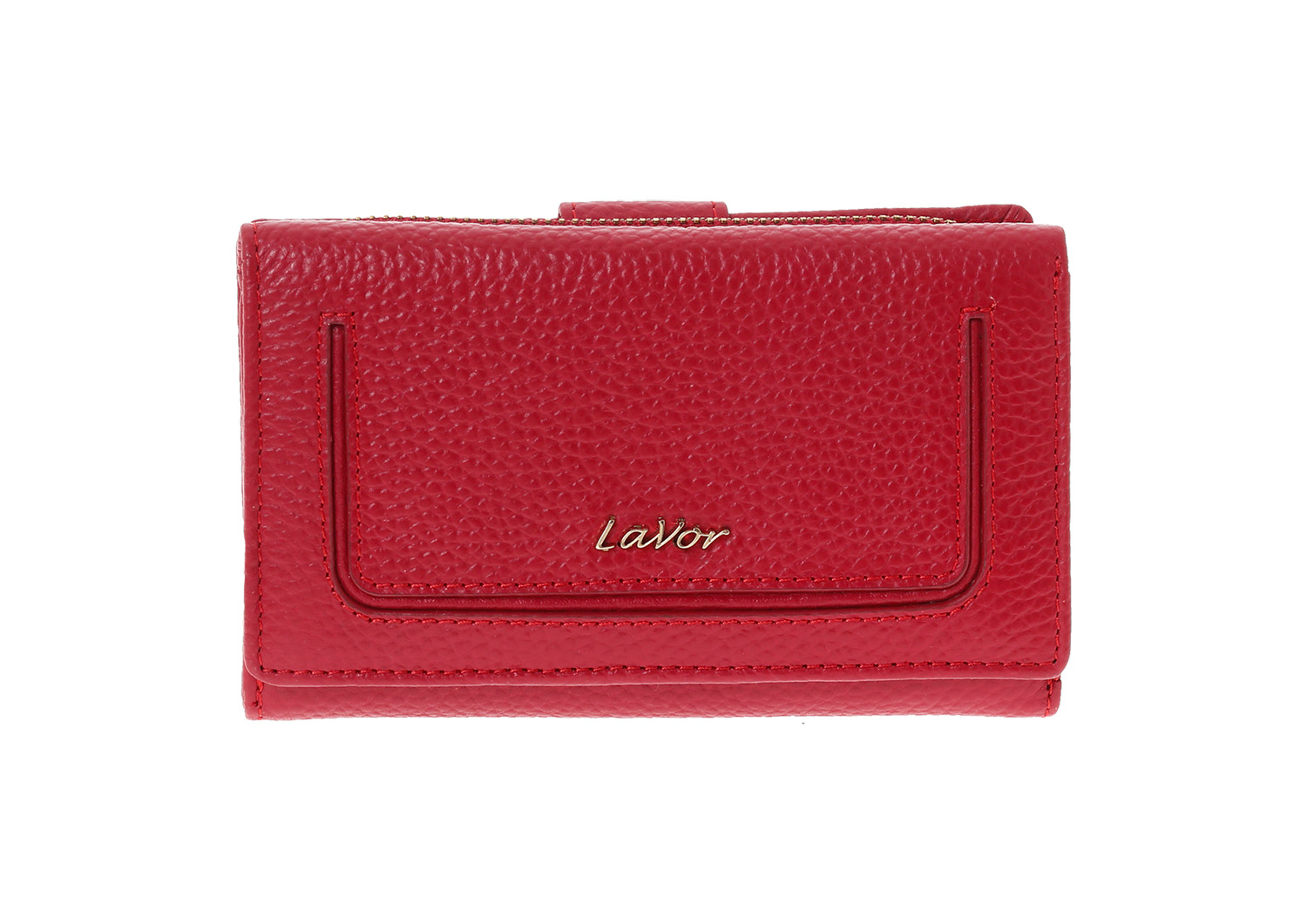 LaVor 1-6158 Γυναικείο Δερμάτινο Πορτοφόλι με Rfid Κόκκινο