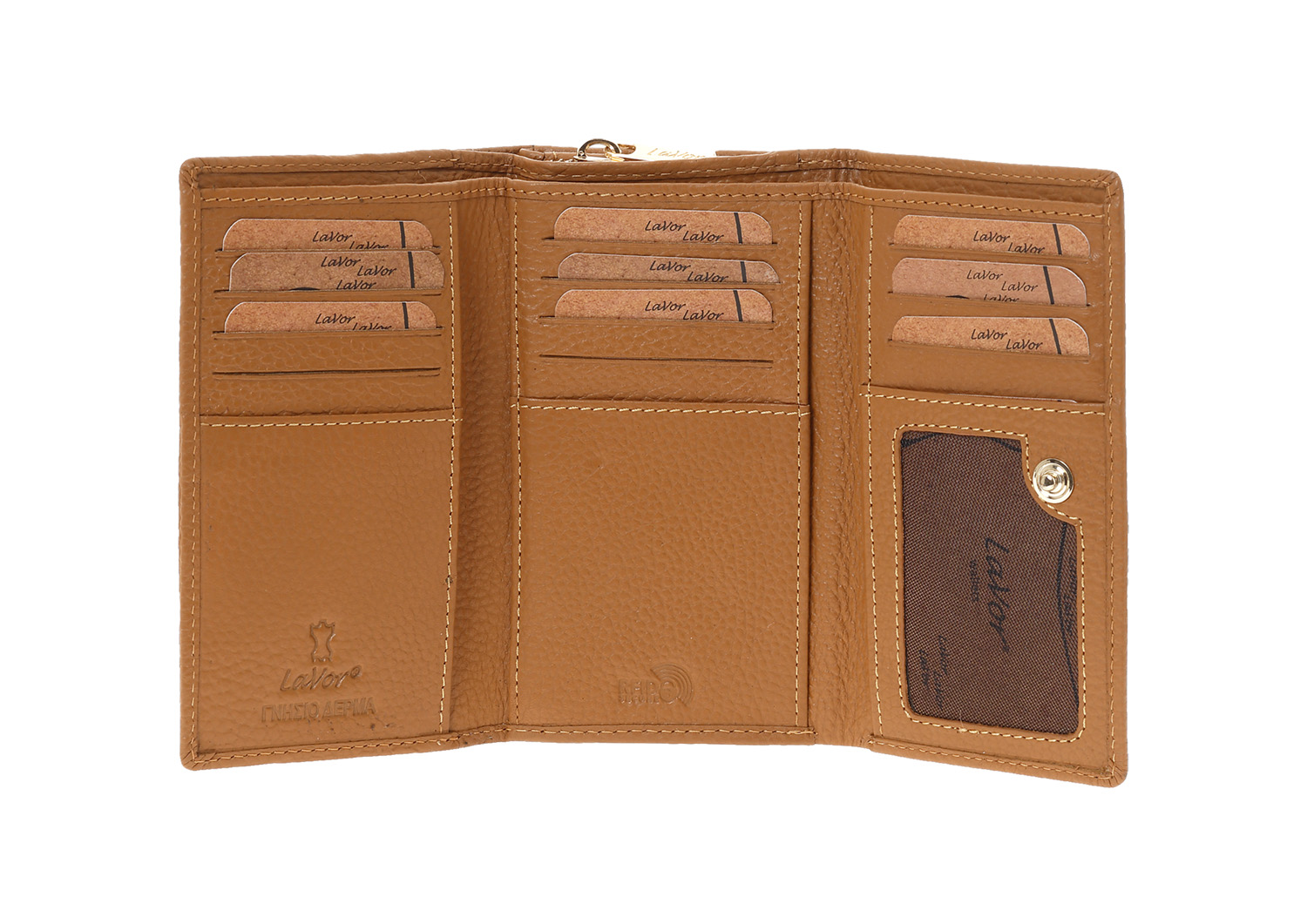 LaVor 1-6158 Γυναικείο Δερμάτινο Πορτοφόλι με Rfid Ταμπά