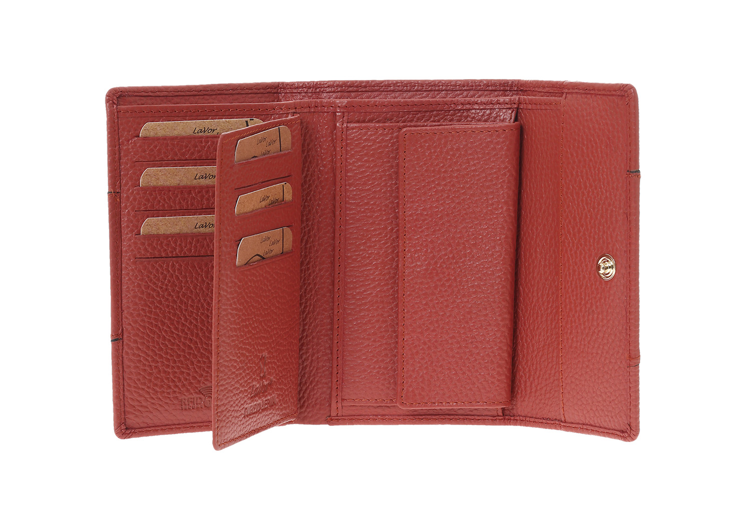 LaVor 1-6071 Γυναικείο Δερμάτινο Πορτοφόλι με Rfid Τερακότα LaVor 1-6071 Γυναικείο Δερμάτινο Πορτοφόλι με Rfid Τερακότα