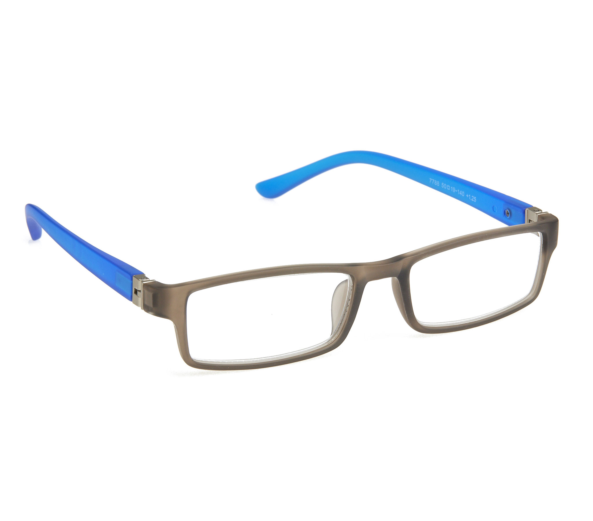 Γυαλιά πρεσβυωπίας Άθραυστα Με ευέλικτες ελαστικές αρθρώσεις που ανοίγουν τους βραχίονες μέχρι 180 μοίρες 7787 μπλε/γκρι