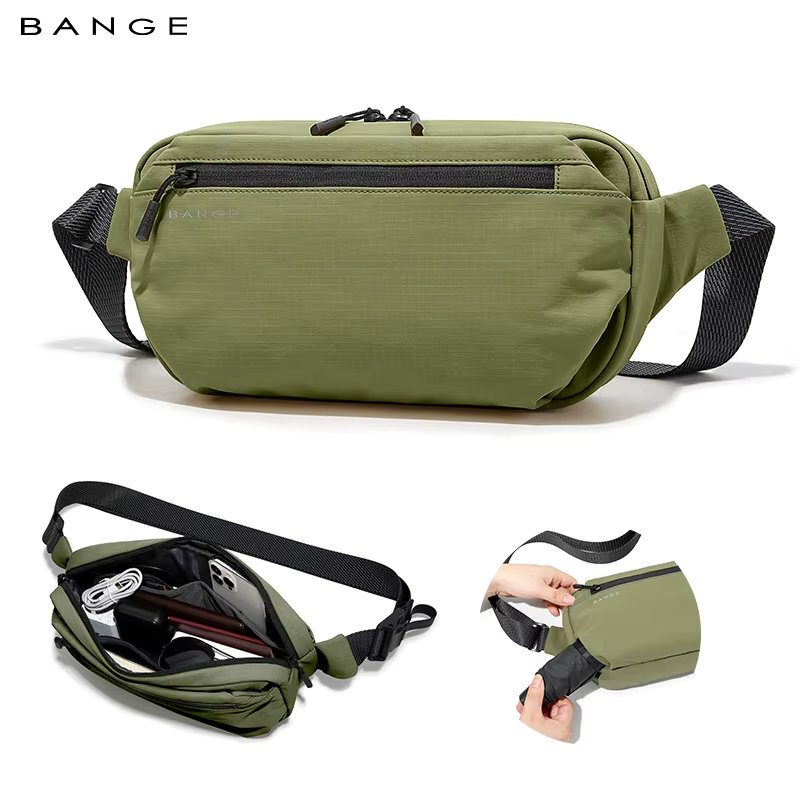 Τσαντάκι μέσης Bange 7851 χακί Τσαντάκι μέσης Bange 7851 χακί