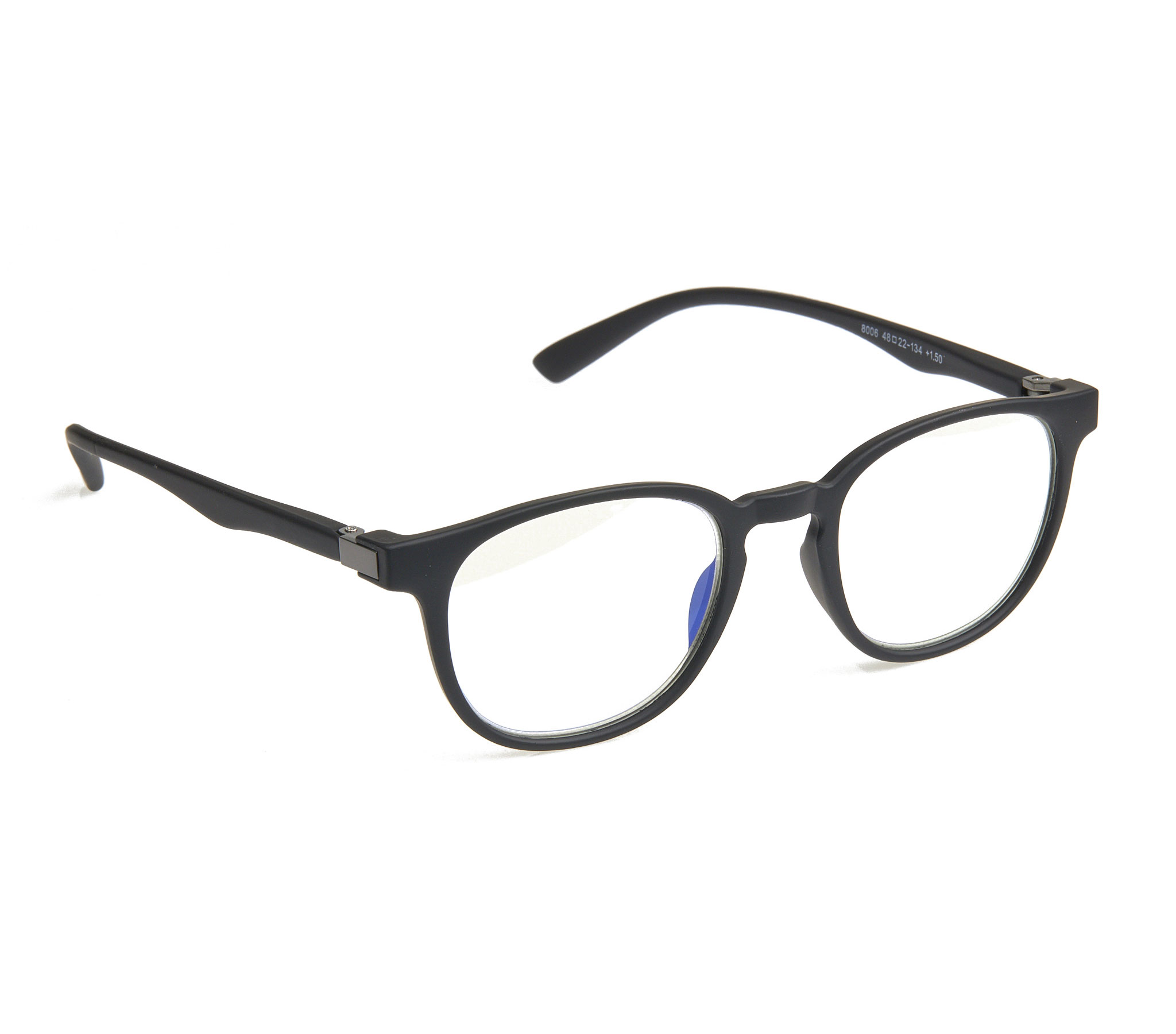 Γυαλιά διαβάσματος-πρεσβυωπίας Άθραυστα με φίλτρο προστασίας για υπολογιστή με ευέλικτες ελαστικές αρθρώσεις που ανοίγουν τους βραχίονες μέχρι 180 μοίρες 8006 μπλε