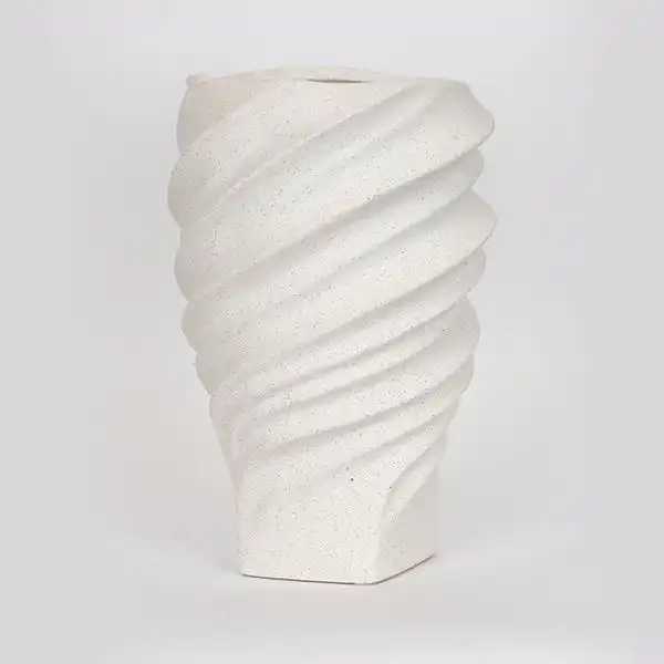 ΒΑΖΟ ΚΕΡΑΜΙΚΟ ΛΕΥΚΟ 20x20x31cm