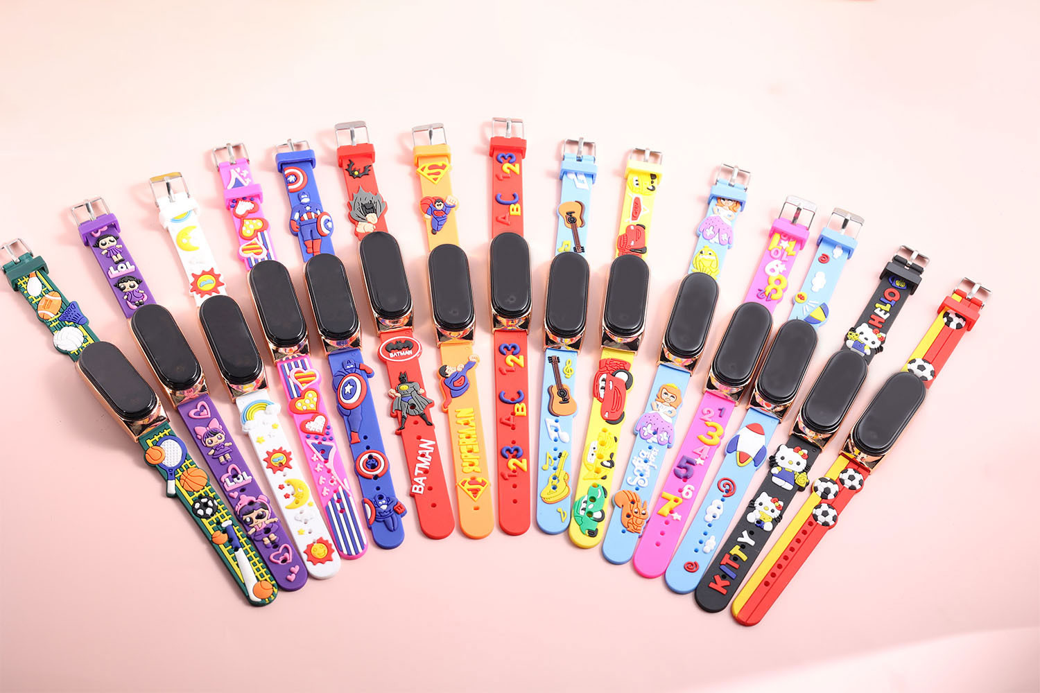 Sequoia Αδιάβροχο Ρολόι LED με Λουράκι Καουτσούκ και Σχέδιο AG-121 πράσινο