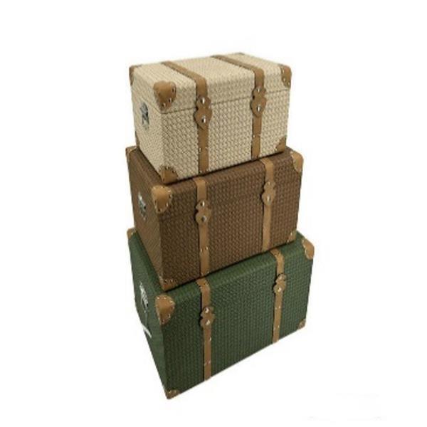 S/3 ΜΠΑΟΥΛΑ ΚΑΦΕ-ΠΡΑΣΙΝΟ-ΕΚΡΟΥ 56x34x30cm/ 48x29x25cm/ 40x24x20cm S/3 ΜΠΑΟΥΛΑ ΚΑΦΕ-ΠΡΑΣΙΝΟ-ΕΚΡΟΥ 56x34x30cm/ 48x29x25cm/ 40x24x20cm