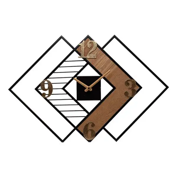 ΡΟΛΟΪ ΤΟΙΧΟΥ ΜΕΤΑΛΛΙΚΟ – ΞΥΛΙΝΟ NATURAL – ΜΑΥΡΟ – ΧΡΥΣΟ 63×3.5×42.5cm