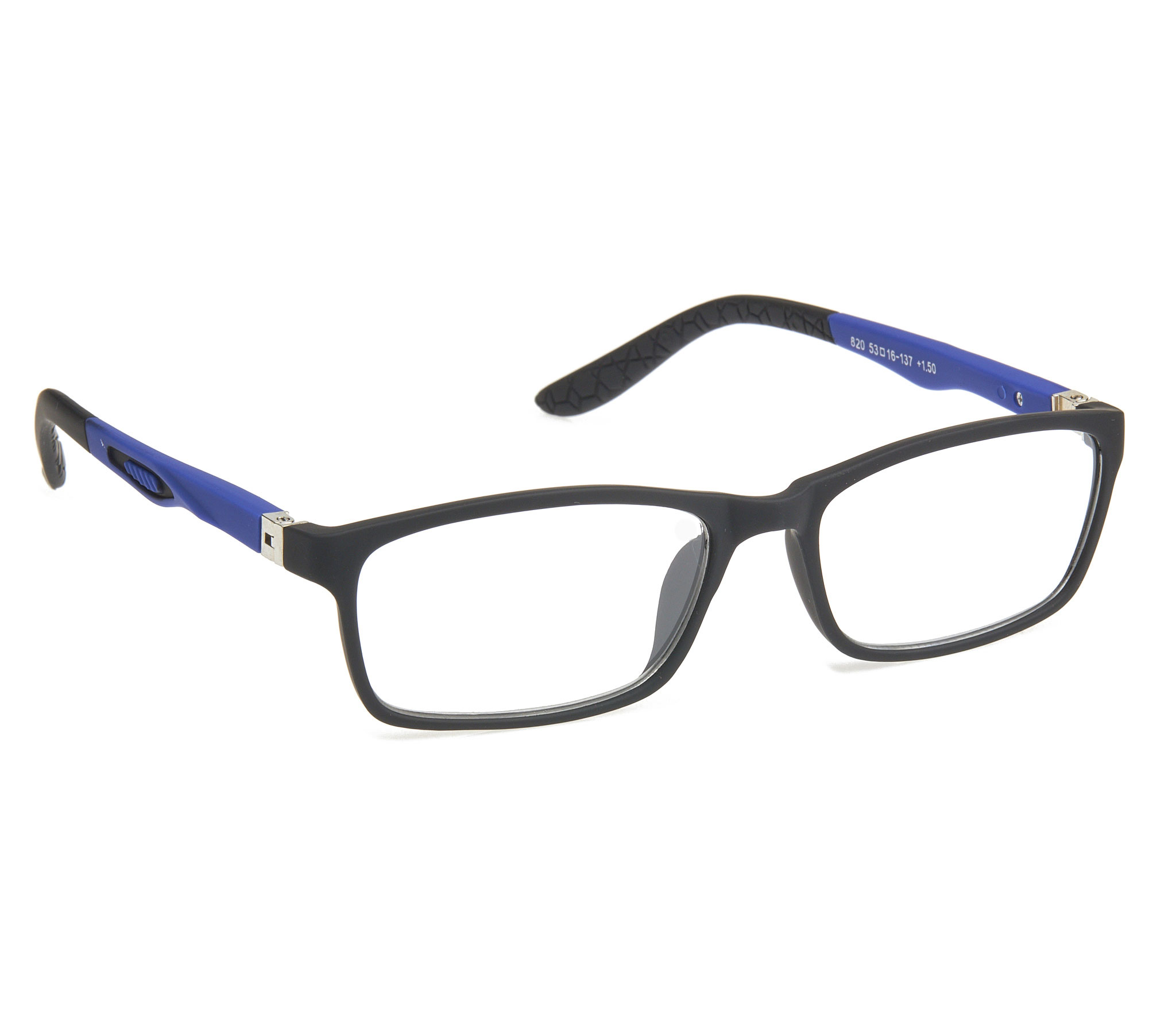 Γυαλιά πρεσβυωπίας Άθραυστα Με ευέλικτες ελαστικές αρθρώσεις που ανοίγουν τους βραχίονες μέχρι 180 μοίρες 820 μαύρο