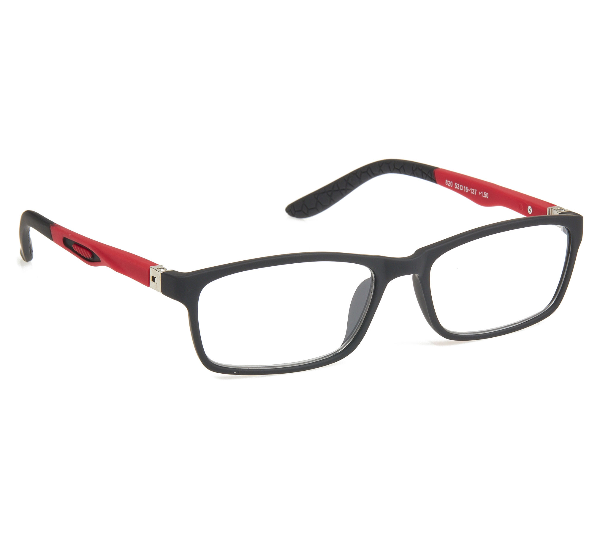 Γυαλιά πρεσβυωπίας Άθραυστα Με ευέλικτες ελαστικές αρθρώσεις που ανοίγουν τους βραχίονες μέχρι 180 μοίρες 820 μαύρο