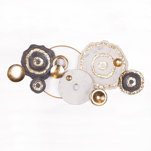 ΔΙΑΚΟΣΜΗΤΙΚΟ ΤΟΙΧΟΥ ΜΕΤΑΛΛΙΚΟ ΓΚΡΙ – ΧΡΥΣΟ – ΛΕΥΚΟ 127.5x6x63m