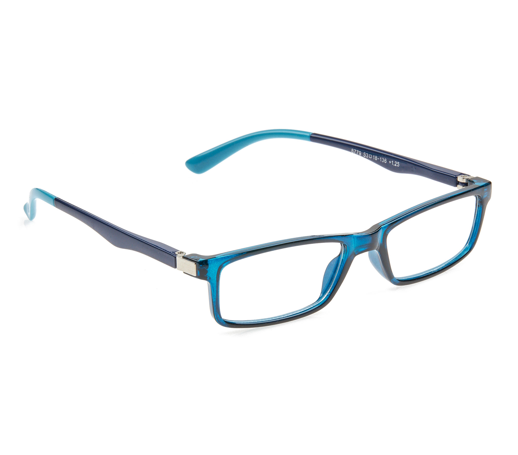 Γυαλιά πρεσβυωπίας Άθραυστα Με ευέλικτες ελαστικές αρθρώσεις που ανοίγουν τους βραχίονες μέχρι 180 μοίρες 8779 μπλε/γαλάζιο