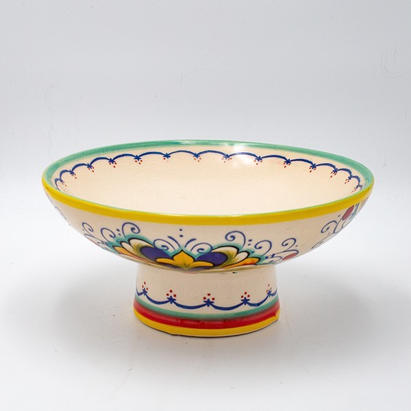 ΔΙΑΚΟΣΜΗΤΙΚΟ ΜΠΩΛ ΚΕΡΑΜΙΚΟ ΜΠΕΖ-ΜΕ ΛΕΜΟΝΙΑ 26.5×26.5×13.5cm