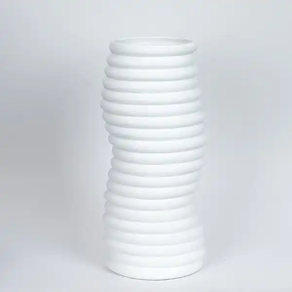 ΒΑΖΟ ΚΕΡΑΜΙΚΟ ΛΕΥΚΟ 17.6×14.3x38cm ΒΑΖΟ ΚΕΡΑΜΙΚΟ ΛΕΥΚΟ 17.6×14.3x38cm