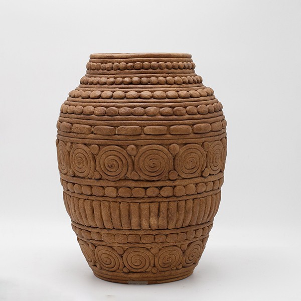 ΒΑΖΟ ΤΣΙΜΕΝΤΕΝΙΟ ΚΑΦΕ 26.5×26.5x34cm