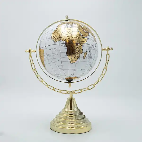 ΥΔΡΟΓΕΙΟΣ ΜΕΤΑΛΛΙΚΗ ΧΡΥΣΗ – ΛΕΥΚΗ 30.40cm ΥΔΡΟΓΕΙΟΣ ΜΕΤΑΛΛΙΚΗ ΧΡΥΣΗ – ΛΕΥΚΗ 30.40cm